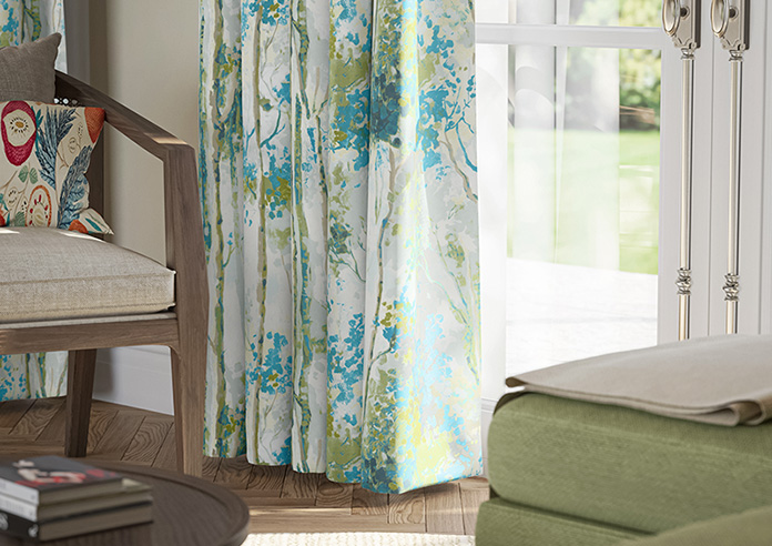 Silver Birch, Larkspur - Made to Measure Curtains - Image 5